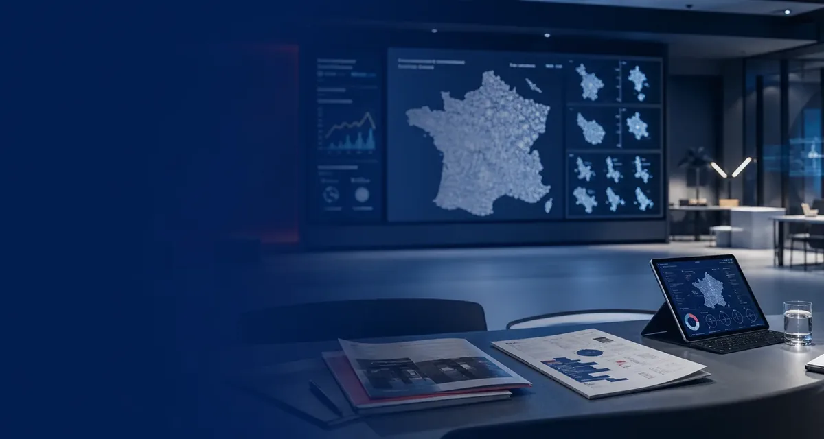Équipe travaillant sur des supports numériques de campagne