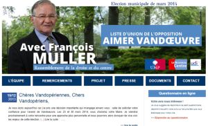Référence de site internet politique - Francois Muller