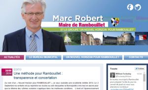 Référence de site internet politique - Marc Robert
