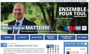 Référence de site internet politique - Pascal Matteudi