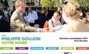Référence de site internet politique - Philippe Goujon