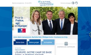 Référence de site internet politique - Ump Idf 2014